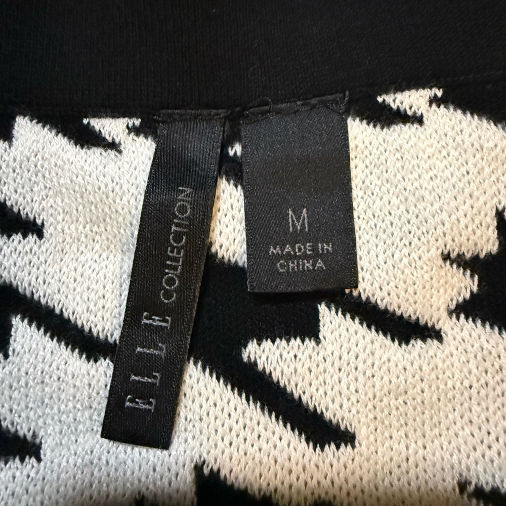 Elle Collection Houndstooth Pencil Skirt - Picture 4 of 4